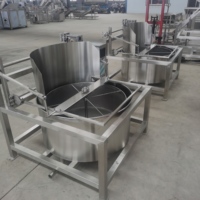 Máquina Semiautomática de Bajo Costo para Freír Papas Fritas y Chips de Plátano, Producción de 100-500kg/h, Línea de Producción Industrial