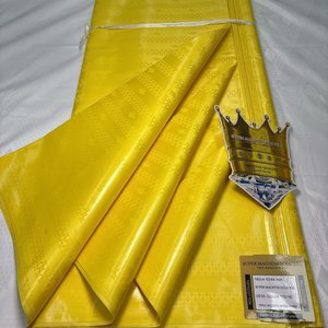 <span class=keywords><strong>Tela</strong></span> Bazin Riche Super Magnum Gold XXL de Alta Calidad al <span class=keywords><strong>por</strong></span> Mayor, 100% Algodón, Brillante, con Perfume - Product Image 3