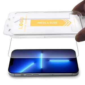 Kit d'installation facile en verre trempé cadre d'installation film de téléphone protecteur d'écran kit d'installation pour <span class=keywords><strong>iPhone</strong></span> 12 13 <span class=keywords><strong>14</strong></span> <span class=keywords><strong>pro</strong></span> <span class=keywords><strong>max</strong></span> - Product Image 2