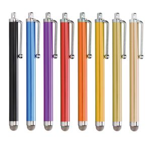 Support promotionnel universel rotatif capacitif en métal pour stylo et écran tactile de tablette, vente en gros personnalisée - Product Image 2