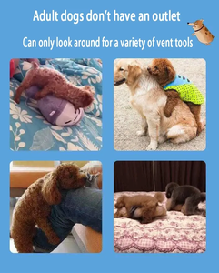 En kaliteli gerçekçi köpek oyuncak yumuşak kürk silikon malzeme yerleşik titreşimli ses arkadaşı köpekler için - Product Image 4