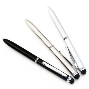 Vente flash - Stylos personnalisés - Stylo court en métal avec une largeur d'écriture de 1,0 mm - Personnalisable avec logo - Product Image 3