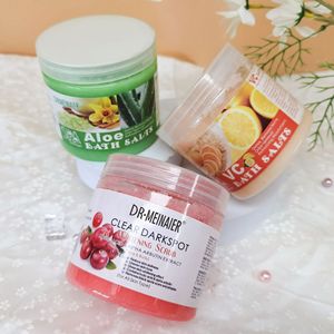 Gommage à bulles à l'aloe vera le plus vendu, exfoliant, nourrissant, éclaircissant et blanchissant, avec sel exfoliant à la lavande 680g - Product Image 1
