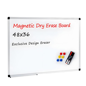 <span class=keywords><strong>Tableau</strong></span> blanc en fer direct d'usine de 0.6mm avec support adhésif Installation facile et douce pour mémo familial/babillard - Product Image 2