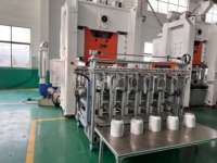 Machine automatique LK-T130 pour la fabrication de barquettes en aluminium, ligne de poinçonnage de barquettes en aluminium à cadre en H