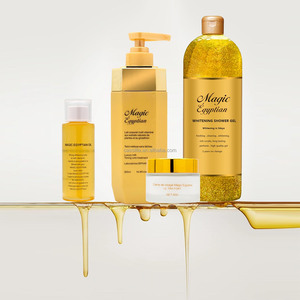 Usine en gros Afrique select Clean Whitening skin Body Milk huile essentielle crème gel douche set - Product Image 5