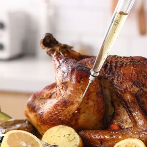 <b>Hot</b> Selling Set Heat Resistant Food Grade Silicone Turkey Baster for Cooking and Home Baking Kitchen Tool - Product Image 6