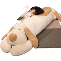 Peluche personnalisée en coton PP, motif chien, matériau doux, coussin de sécurité réconfortant