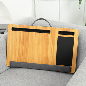 Lap Table Laptop Desk 55cm X 34cm Portable Wooden Bed Office Study Table For Dormitory Home Use - Product Image 2