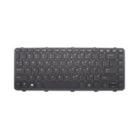Nuevo teclado apto para HP ProBook 640 G1 645 G1 con retroiluminación con marco reemplazo de teclado portátil