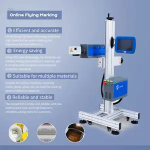 Aogeo Co2 Laser Markering Machine Co2 Laser Gravure Machine Voor Hout Textiel Plastic Niet-Metalen Laserbron Luchtgekoeld