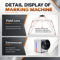 Machine de marquage laser à fibre dynamique 3D de bureau, graveur laser haute vitesse et de précision pour puces IC, composants électroniques et circuits imprimés