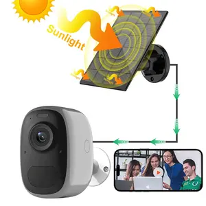 Hàng Bán Chạy Camera WIFI IP An Ninh Gia Đình 4MP 1080P Tầm Nhìn Ban Đêm HD Ngoài Trời Chống Nước Trong Nhà Với Tấm Pin Mặt Trời