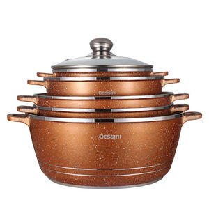 Đá Phủ Nhôm 10 Cái Dessini Ý Không Dính <span class=keywords><strong>Cookware</strong></span> <span class=keywords><strong>Set</strong></span> - Product Image 2