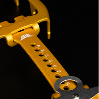 Crampons à neige BRS-S3 à 14 dents, en alliage d'aluminium spécial, antidérapants, pour l'escalade en plein air et l'alpinisme