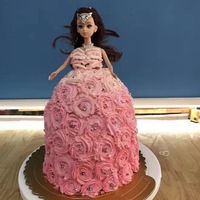 Poupées pour décorer les gâteaux, décorations de gâteaux pour filles, accessoires de décoration de gâteaux, fournitures de décoration
