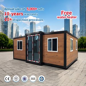 Maison Modulaire Préfabriquée Extensible à Bas Prix de 20, 30 ou 40 Pieds, Conteneur Mobile d'Habitation, 2, 3, 4 ou 5 Chambres - Product Image 1