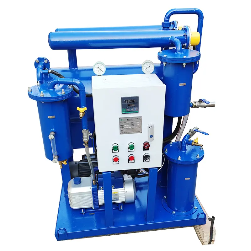 Vacuum Used Oil Water Separator Insulating Oil Filtering Recycling Machine Turbine Insulation Oil Transform Customized