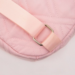 Fashion pink casual lady’s quilted <b>small</b> backpack - Product Image 5