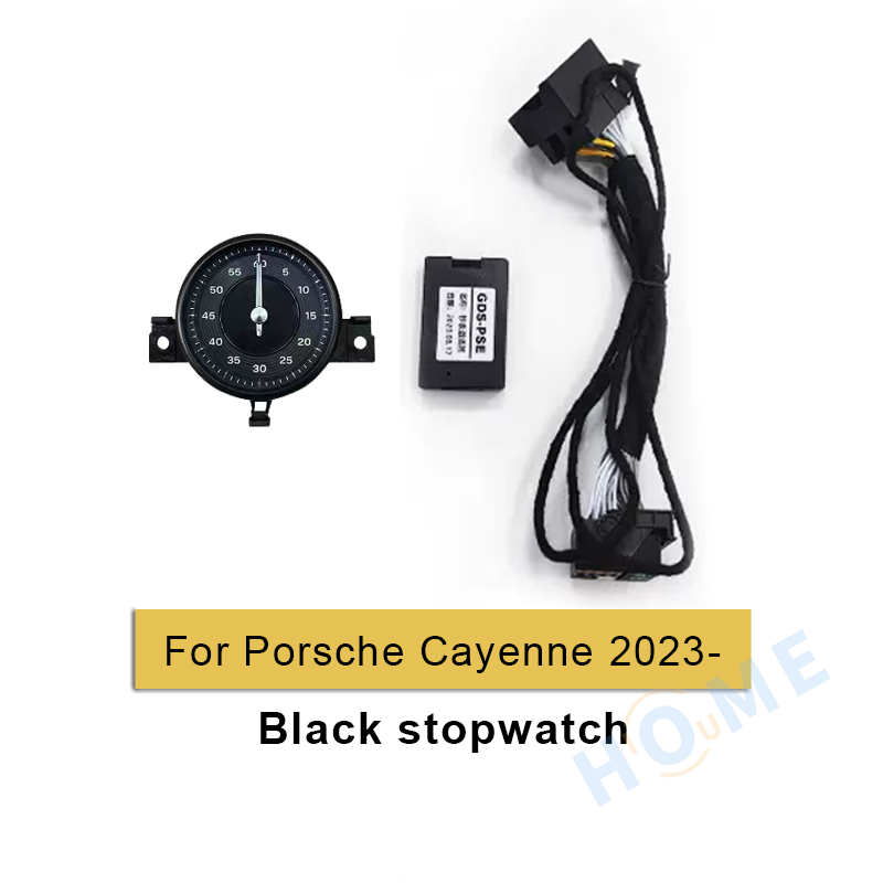 ポルシェ カイエン 2023 2024用 ダッシュボード時計 コンパス 時間表示