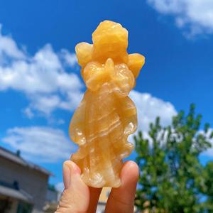 Wholesale Hand Carved Natural Crystal <b>Angel</b> Figurine for Home Desktop Decoration - Product Image 4