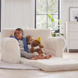 Kid's Plush <b>Sofa</b> Chair With Armrests Soft Fabric Seat For 2 To 4 Years Old Children Indoor Use - Product Image 4