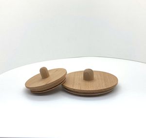 Nouvelle conception, bougie décorative de luxe en verre avec couvercle en bois à surface plate, idéale pour les huiles essentielles (vente en gros) - Product Image 6