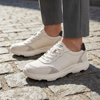 Chaussures décontractées pour hommes, style smart casual, avec empeigne en cuir de qualité supérieure, pour le bureau et les activités du week-end