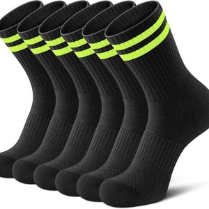 Athletic Customized Football Sport Running Performance Cushioned Breathable Fleece Crew <b>Socks</b> Men Women Youth Children 100% - Product Image 4