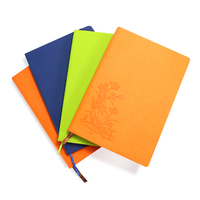 Carnet de notes promotionnel en cuir écologique, formats A4 et A5, pour l'école et le bureau, ligné standard, pour manuscrit et comptabilité
