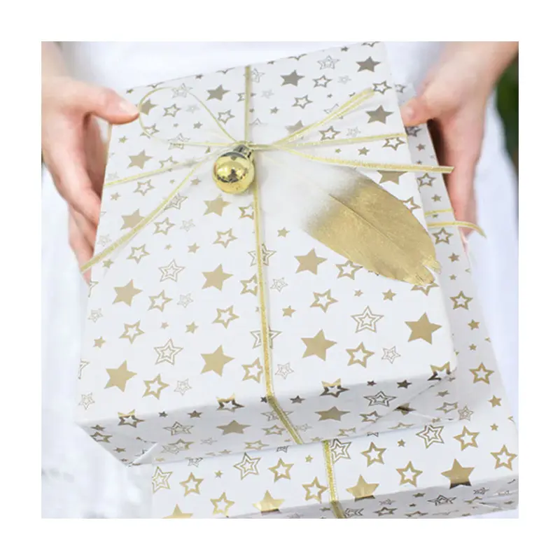 Groothandel Duurzame Gift Wrap Novelty Wit Glitter Gedrukt Lint Met Enkelzijdig