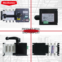 Westhomes WCQ2G-400 ATS pour aéroports avec interverrouillage du signal de commande et commutation automatique/manuelle – Commutateur de transfert automatique