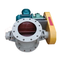 Vanne d'alimentation rotative à vis sans fin neuve, fournie directement par l'usine, pour usine de fabrication et restaurant, en acier inoxydable, garantie 1 an