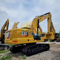 Excavatrice Caterpillar d'occasion, modèle original CAT 330GC, 30 tonnes, chenille, excavatrice d'occasion pour la construction