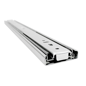 Canal deslizante de acero enrollado en frío y zinc, telescópico, para cajón, 45mm - Product Image 4
