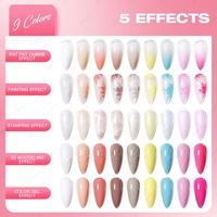 Collection de vernis à ongles en gel JTING Super Effect 9 couleurs Pat Pat, 5 effets, utilisation multiple, vernis à ongles en gel OEM, vente en gros, fournitures pour nail art