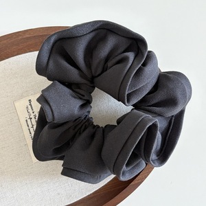 ربطة شعر على الطراز الكوري بلون سادة ربطة شعر عالية الجودة ربطة شعر كبيرة إكسسوارات شعر للنساء - Product Image 6