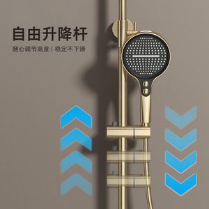 Multi Functional <b>Shower</b> Head Round Vacuum Coated Easy To Clean <b>Portable</b> Bathroom Set - Product Image 3