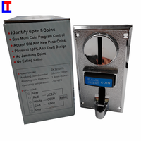 Exportation multi-devises 616 un yuan et 50 cents distributeur automatique d'eau accepteur de pièces machine de jeu de voiture à bascule, accepteur de pièces