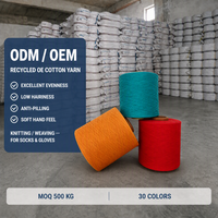 Fil de coton peigné mélangé polyester NE 8/1 12S 16S 20S TC CVC, couleur personnalisable pour chaussettes, tricotage, tissage, directement du fabricant