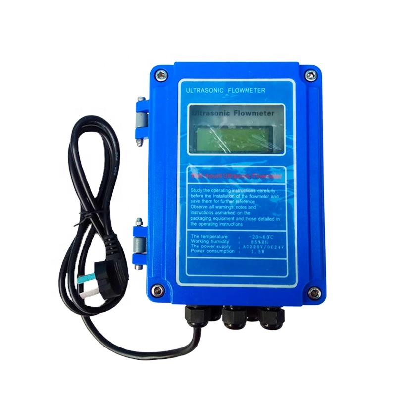 Mesure de débit à ultrasons débitmètre d'eau glacée
