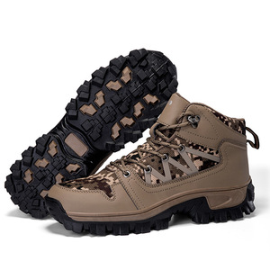 Bottes de randonnée pour hommes 3539, tige synthétique, semelle extérieure en caoutchouc, imperméables, antidérapantes, respirantes, chaussures d'extérieur toutes saisons - Product Image 5