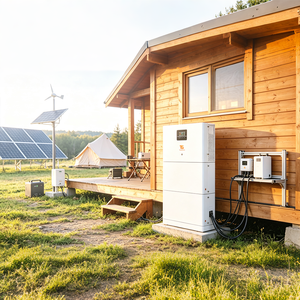 Unidad de Almacenamiento de Energía Solar Integrada de 20KWH, Fuera de la Red, con Cargador MPPT Incorporado, Inversor, Batería LiFePO4 de 51.2V 100Ah - Product Image 5