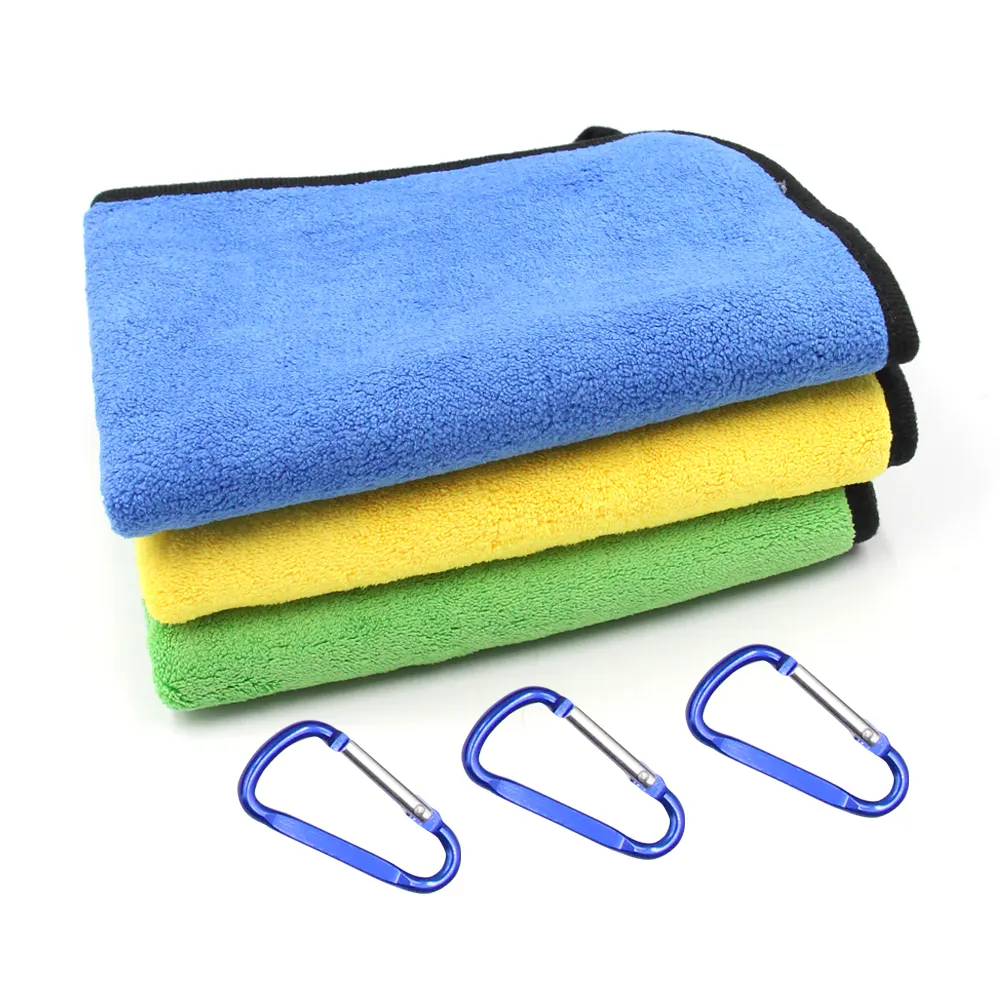 Selco Cotton Fishing Towel Double Thickening NonStick Absorbent Outdoors Sports Hands Towel Hiking Towel