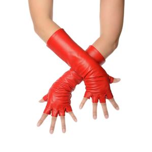 Fingerless Mid-Length OEM-Services Latest Windproof Outdoor <b>Long</b>-Sleeves Use-Fashion Autumn Winter Leather <b>Gloves</b> From Pakistan - Product Image 1