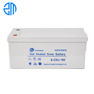 12V 180ah kín AGM chu kỳ sâu gói pin với 10 năm tuổi thọ 3 năm bảo hành 1500 chu kỳ cho hệ thống năng lượng mặt trời - Product Image 1