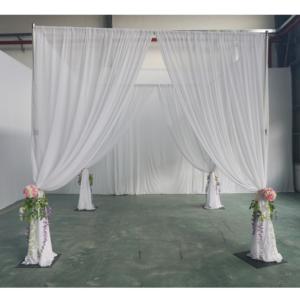 Portable adjustable <b>curtain</b> kits pipe and <b>drape</b> for wedding party - Product Image 3