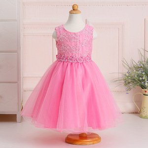 Robe de Princesse pour Filles, Vêtements pour Enfants, Fabrication Chinoise, Collection Fleurie Pengpeng, Idéale pour Mariages - Product Image 3