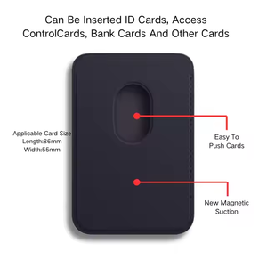 Fort aimant <span class=keywords><strong>Mag</strong></span> PU cuir coffres-forts porte-cartes magnétiques Original Design personnalisé téléphone carte portefeuille pour <span class=keywords><strong>Apple</strong></span> téléphone - Product Image 6