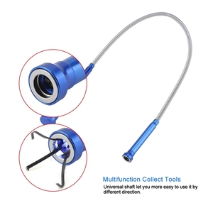 60cm industriel flexible 4-griffe magnétique LED lumière <span class=keywords><strong>télescopique</strong></span> longue portée poubelle pince à ressort poignée ODM personnalisable - Product Image 2